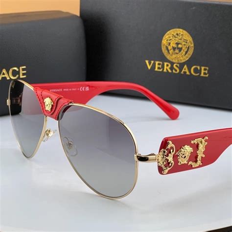 Versace Men's Rock Icon Barocco Sunglasses 